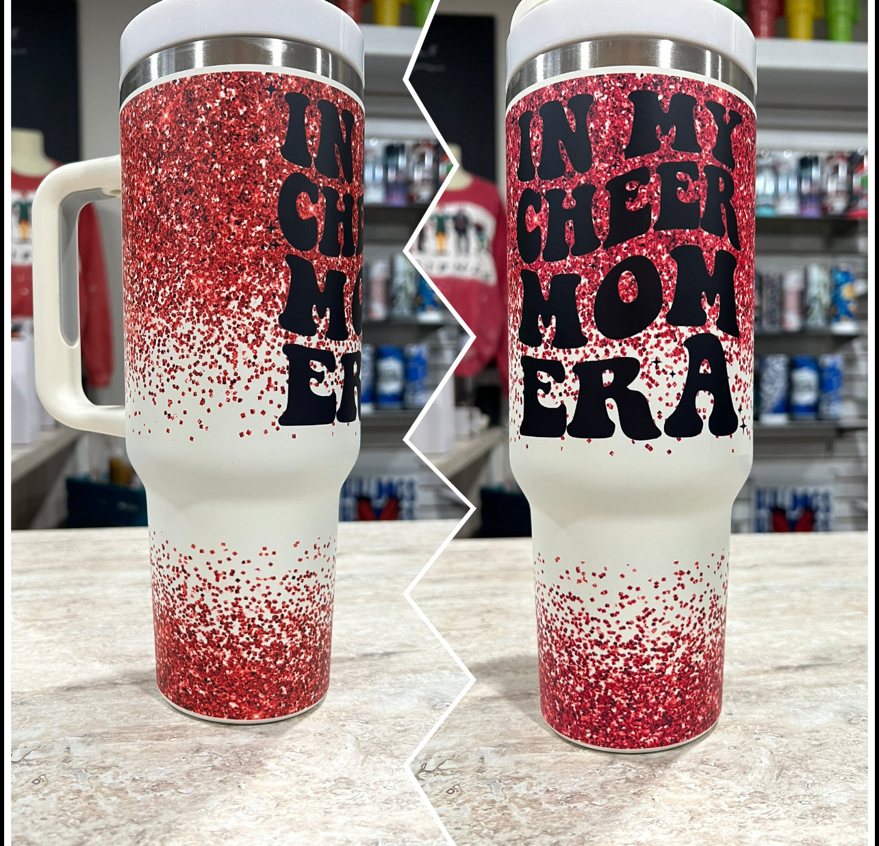 DDA 40OZ TUMBLERS WITH HANDLE AND STRAW