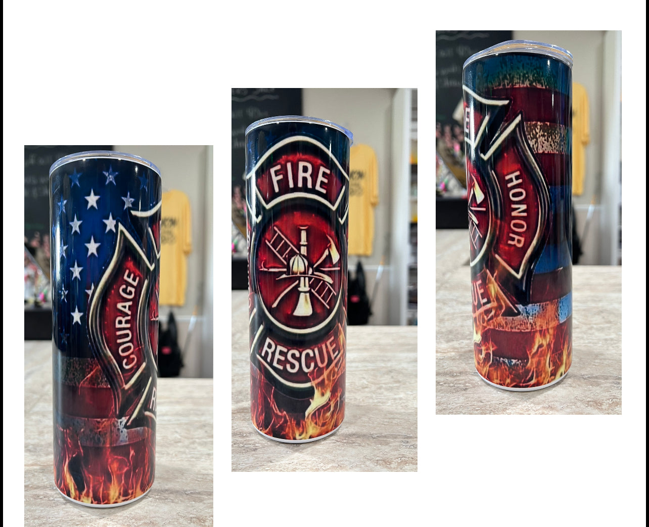 FIREFIGHTER 20 OZ TUMBLER