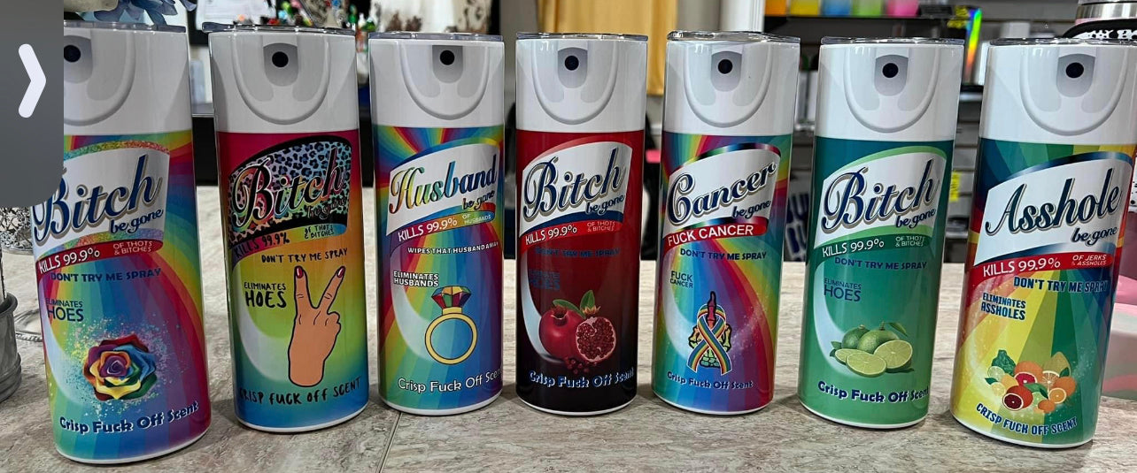 BITCH SPRAY BOTTLE 20 OZ TUMBLER