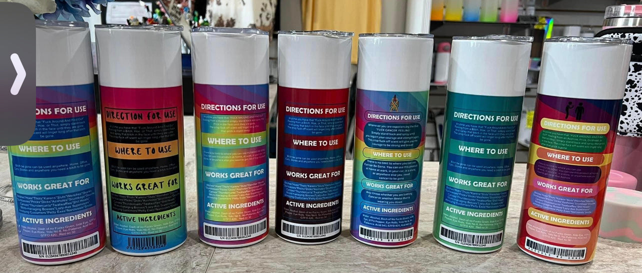 BITCH SPRAY BOTTLE 20 OZ TUMBLER