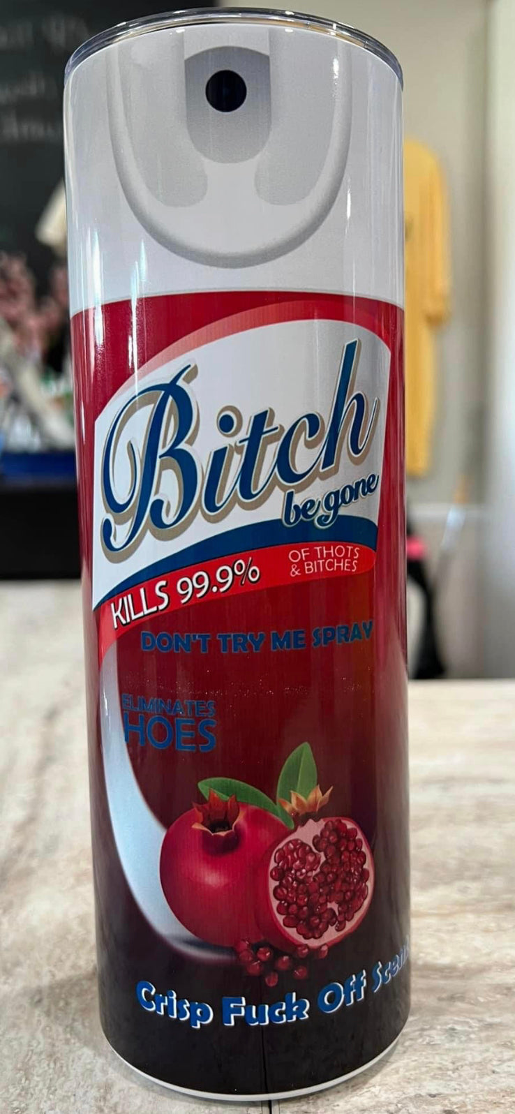 BITCH SPRAY BOTTLE 20 OZ TUMBLER