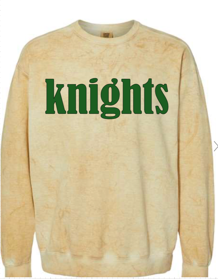GRAFITTI STYLE CREWNECK SWEATSHIRT WITH PUFFY PRINT