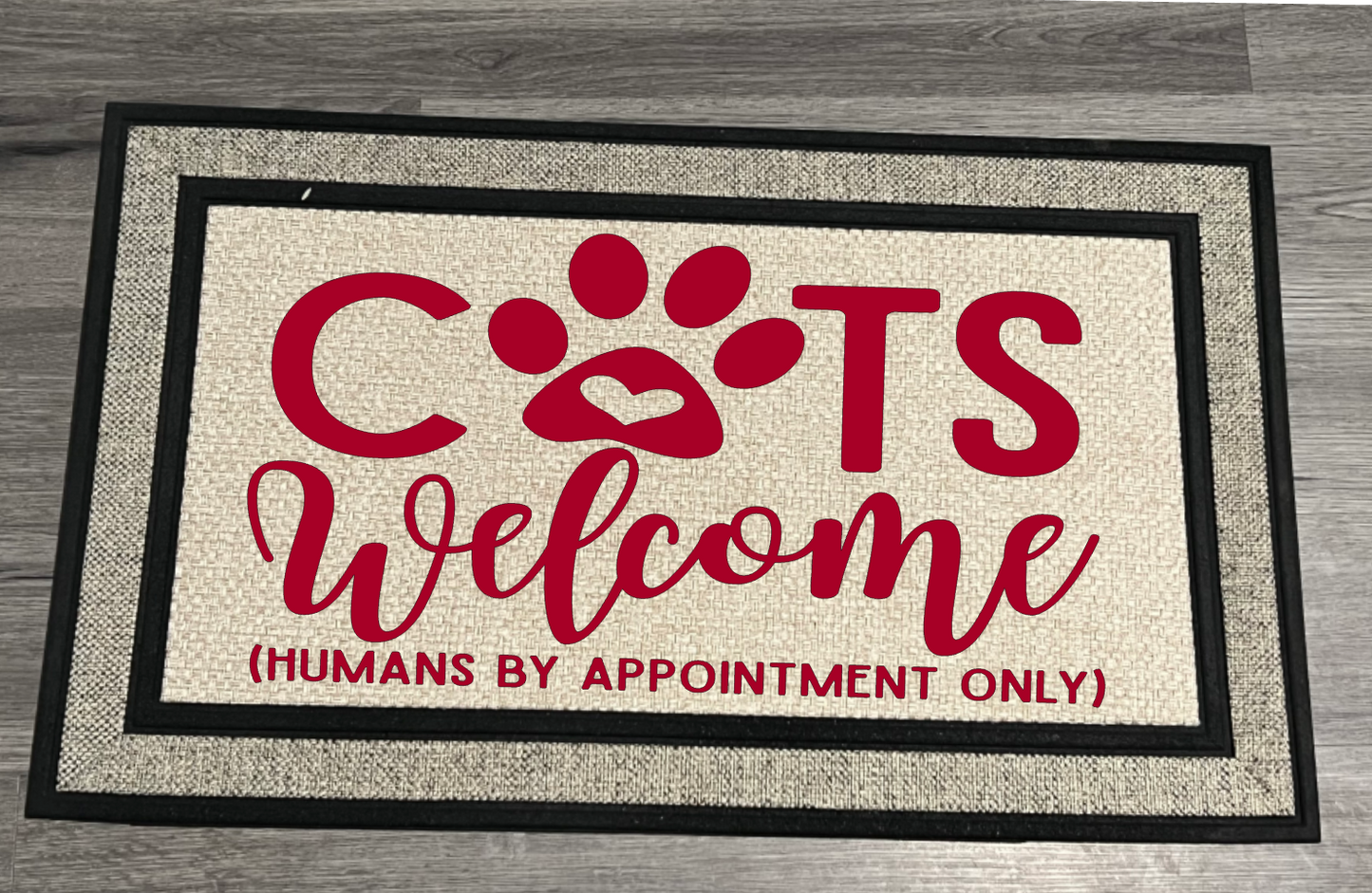 DOOR MAT- CATS WELCOME