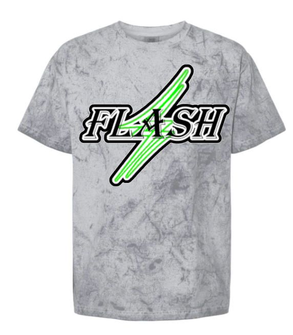 FLASH TIE DYE T-SHIRTS ADULT AND YOUTH