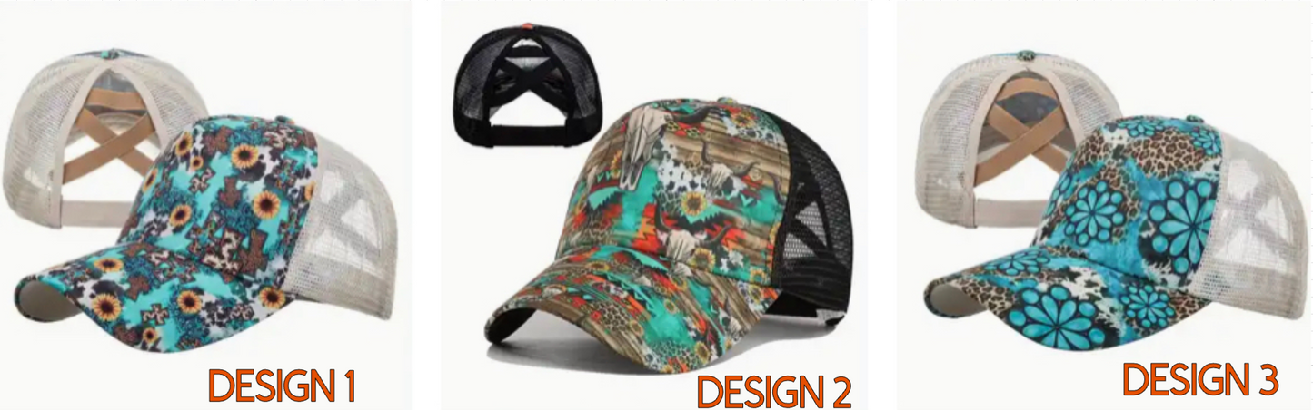 WESTERN COUNTRY SARAPE WOMENS BASEBALL HATS