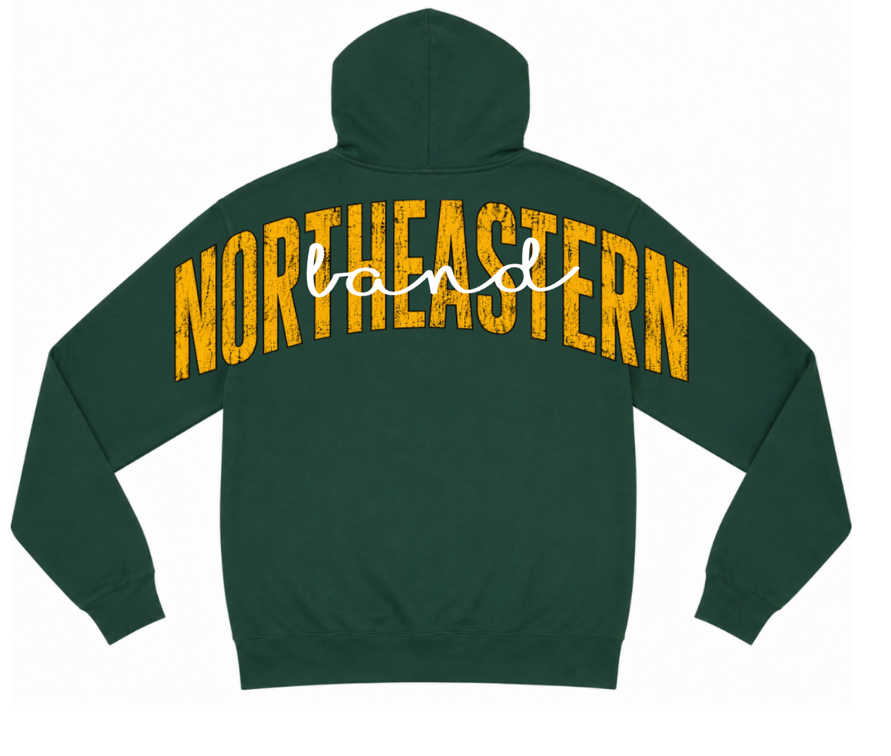 NORTHEASTERN BAND BLOCK HOODIE