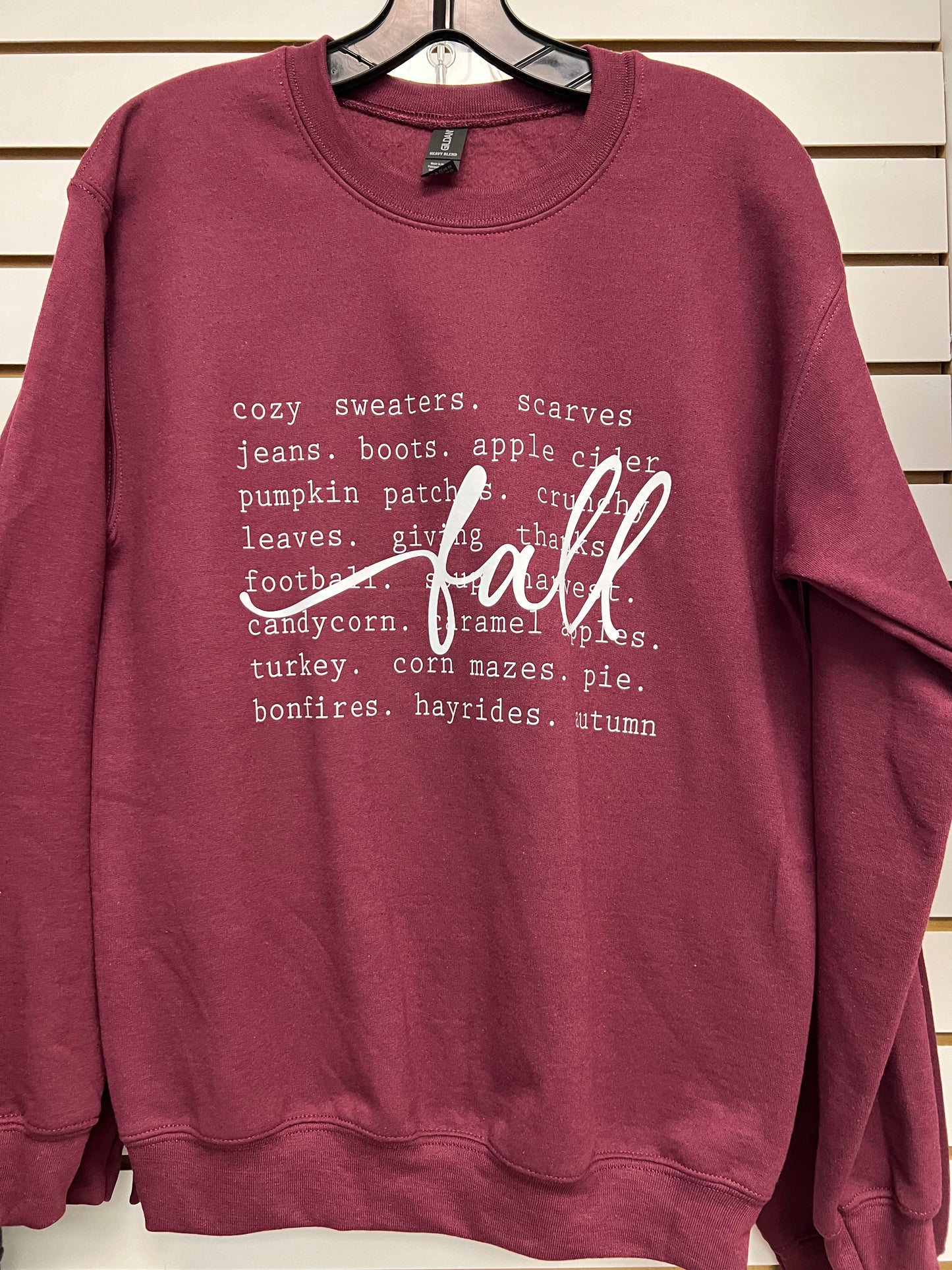 FALL TYPOGRAPHY CREWNECK