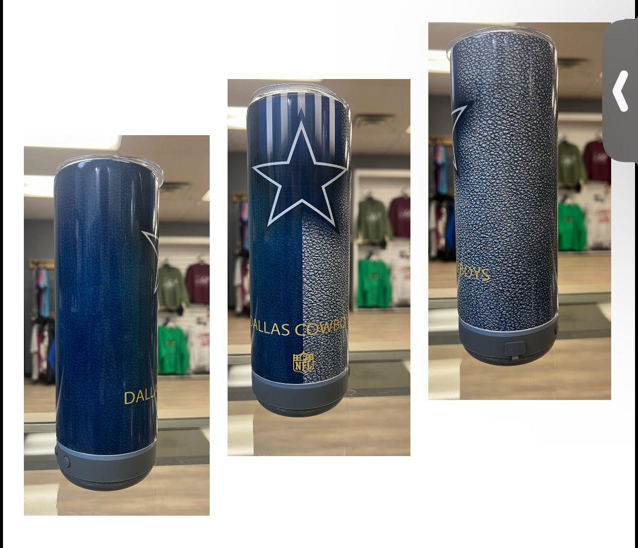 DALLAS FOOTBALL BLUETOOTH SPEAKER TUMBLER