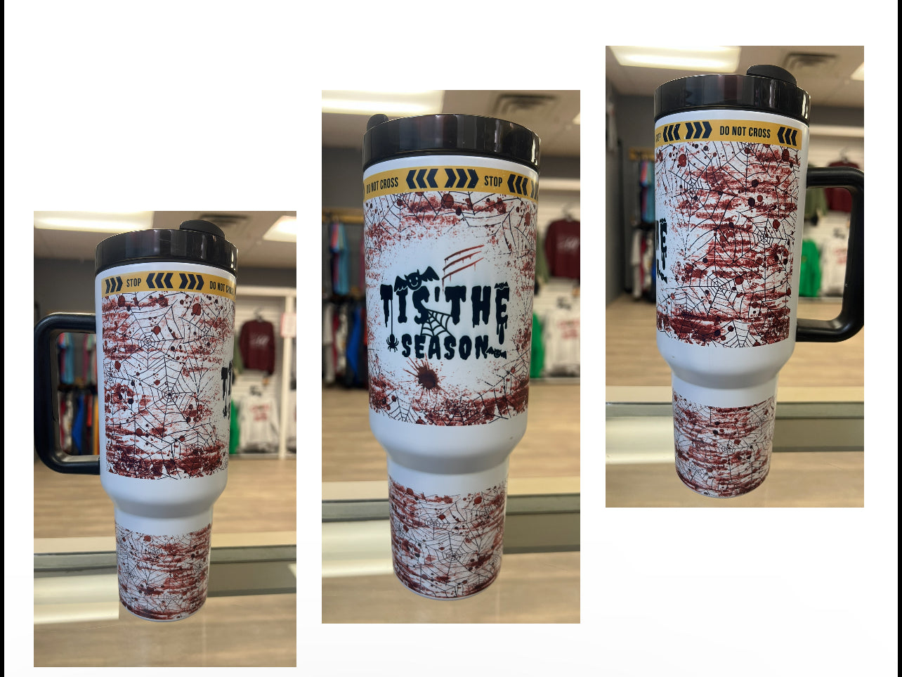 TIS THE SEASON HORROR SPOOKY 40 OZ TUMBLER