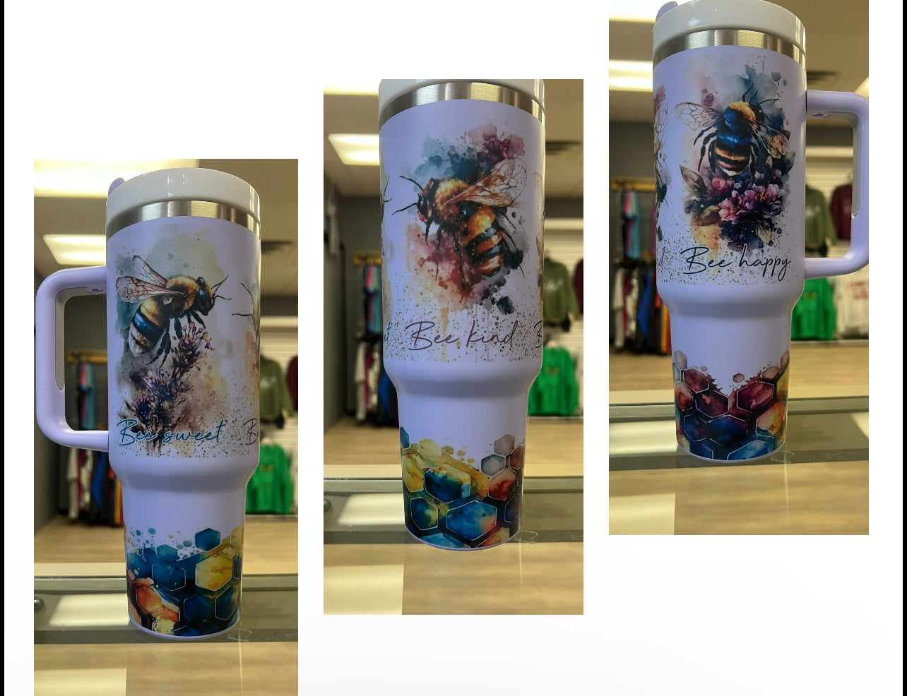 BEE KIND  40 oz Tumbler