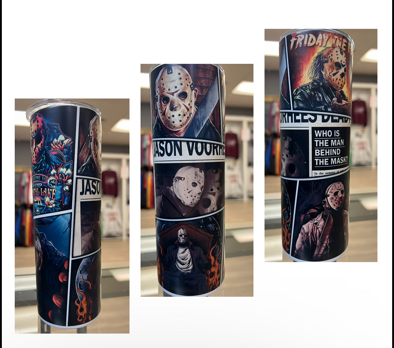 JASON HORROR COLLAGE 20 OZ TUMBLER