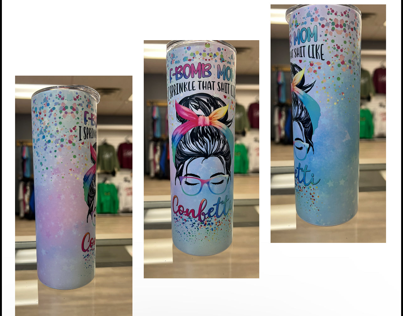 F-BOMB MOM 20 OZ TUMBLER