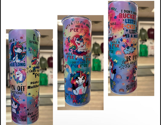 UNICORN F**K 20 OZ TUMBLER