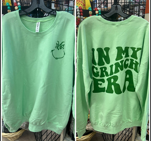 IN MY GRINCH ERA CREWNECK SWEATSHIRT