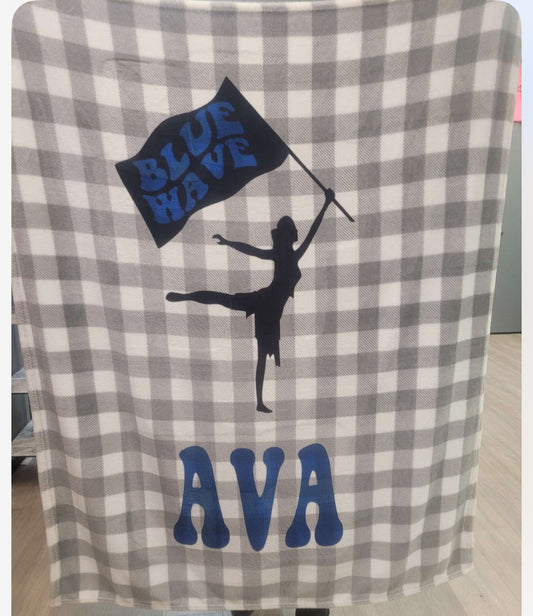FLEECE BLANKET WITH OPTIONAL NAME