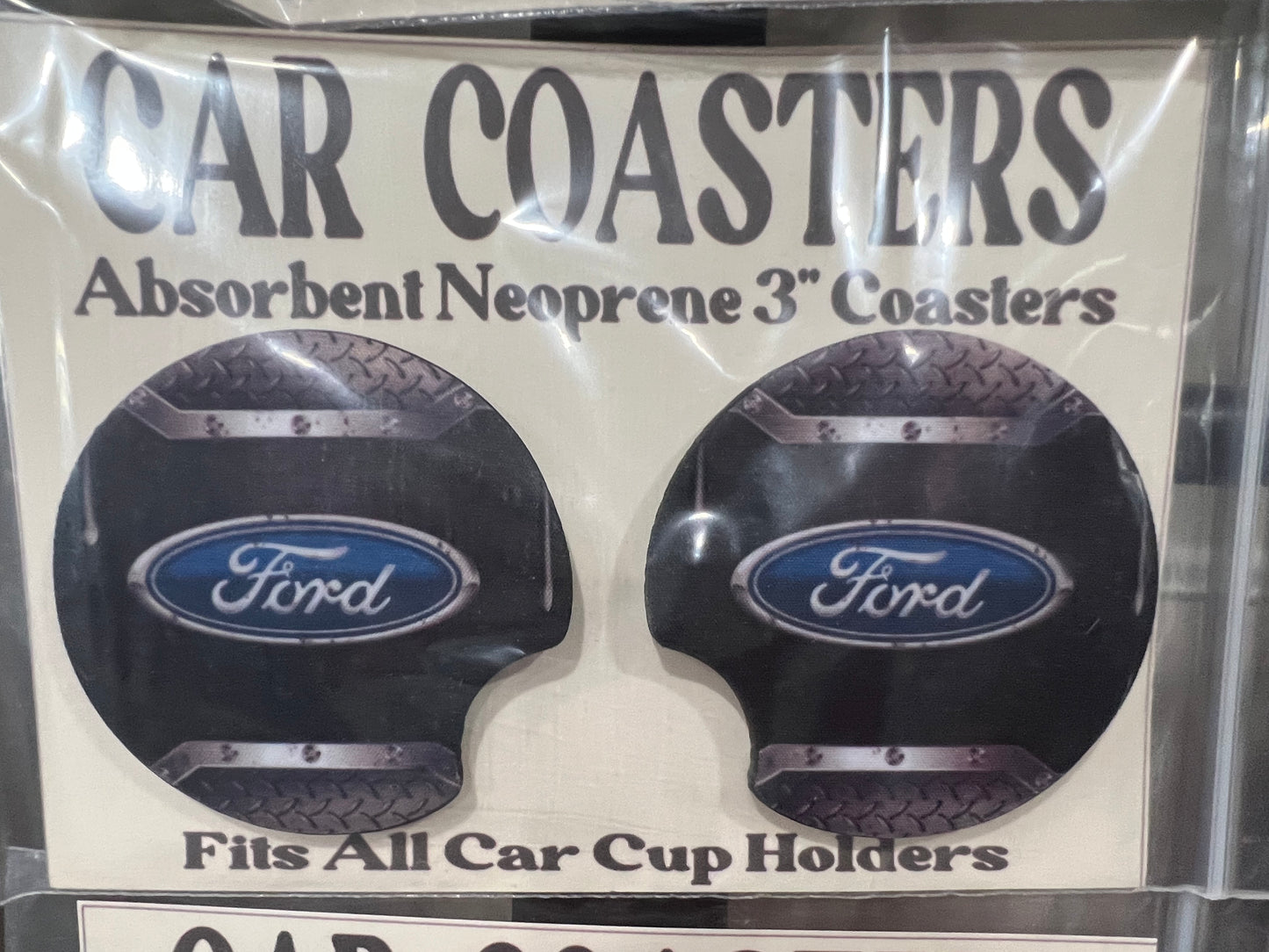 3" NEOPRENE CAR COASTERS