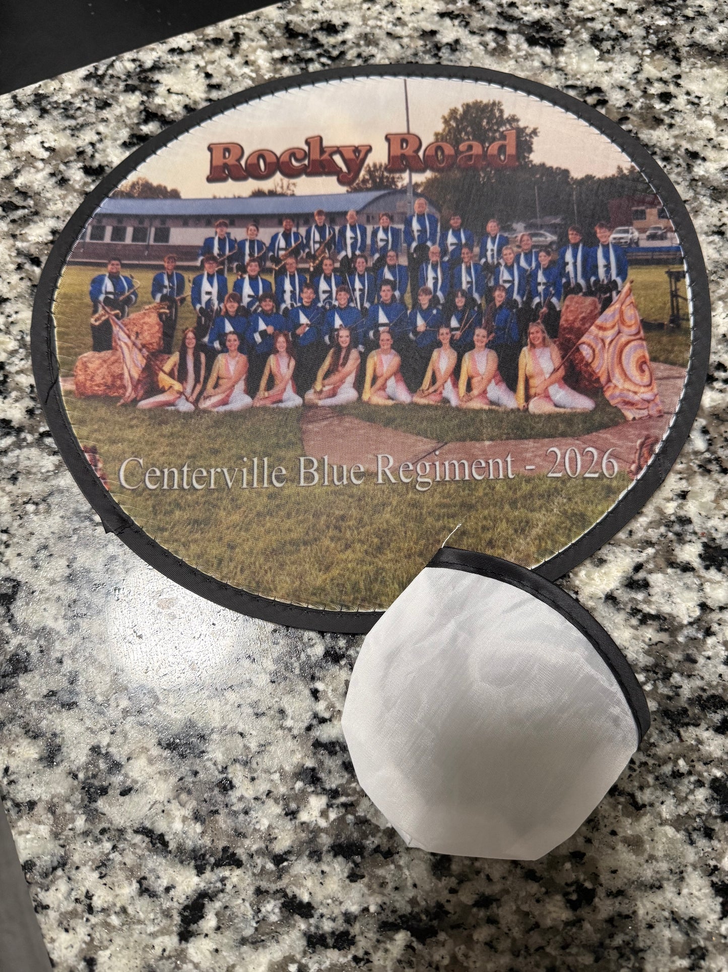 BLUE REGIMENT FLYING DISC FAN
