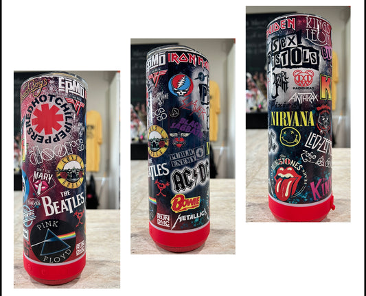 80'S AND 90'S BANDS BLUETOOTH SPEAKER TUMBLER