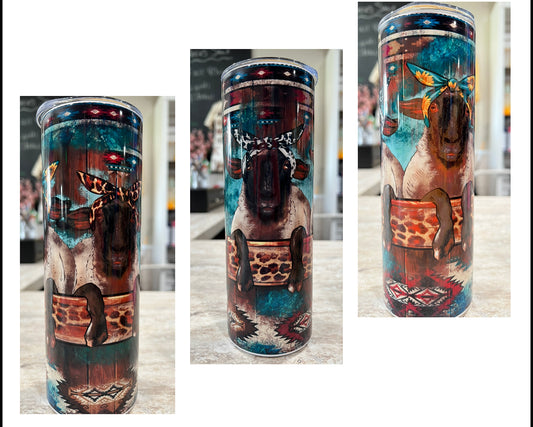 SHEEP SARAPE LEOPARD 20 OZ TUMBLER