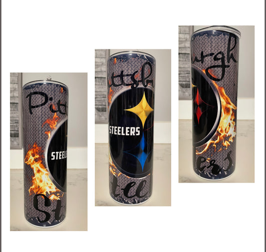 PITTSBURGH  FIRE 20 OZ TUMBLER