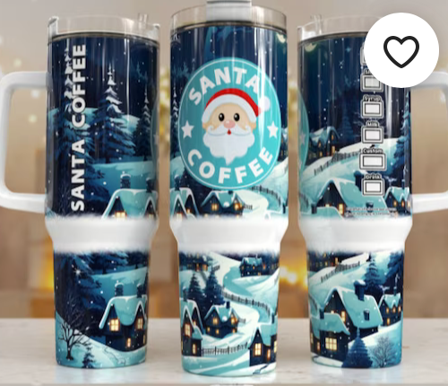 Santa Coffee 40 oz Tumbler