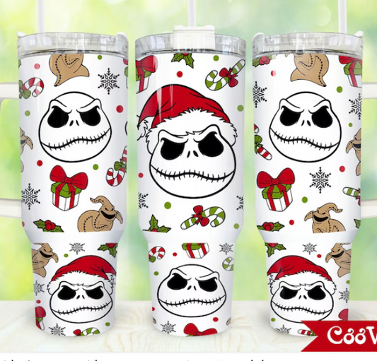 Skeleton Christmas Movie 40 oz Tumbler