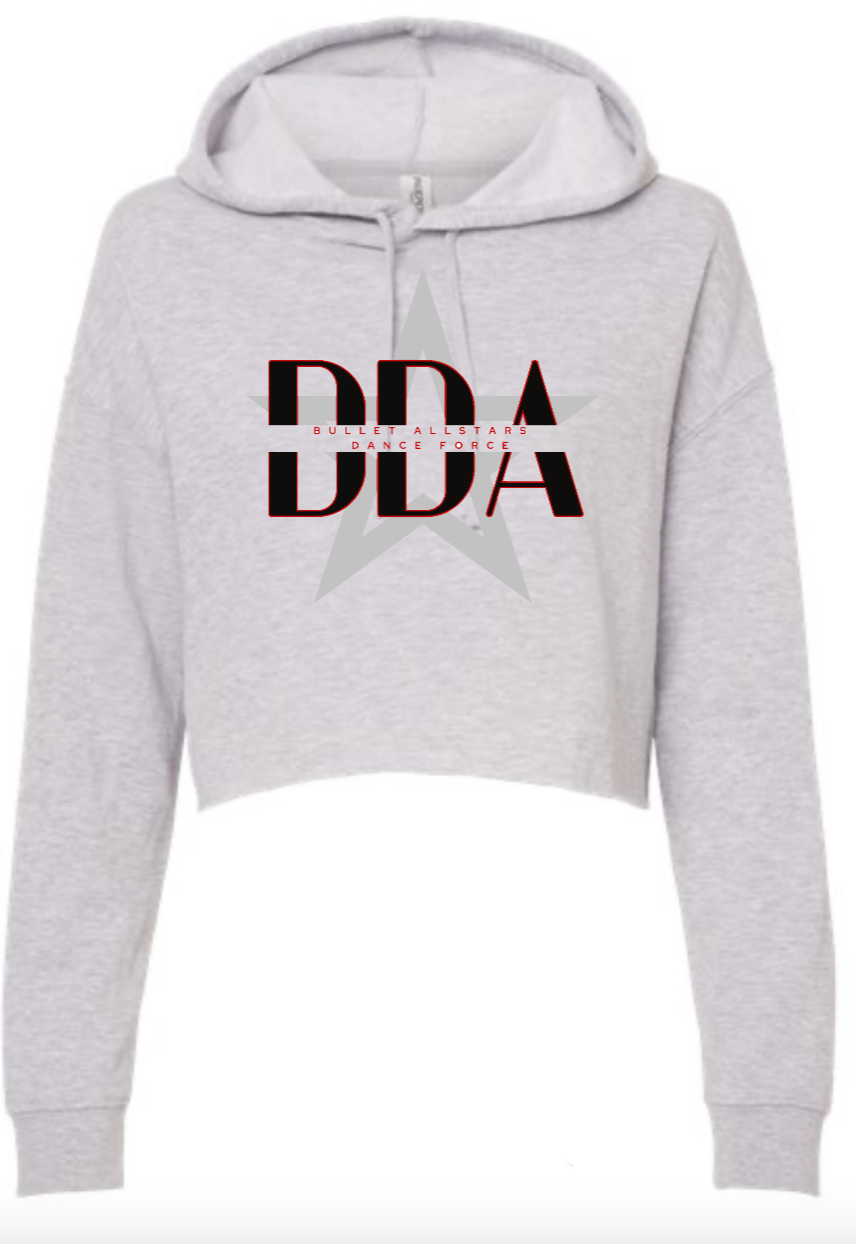 DDA CROPPED HOODED SWEATSHIRT