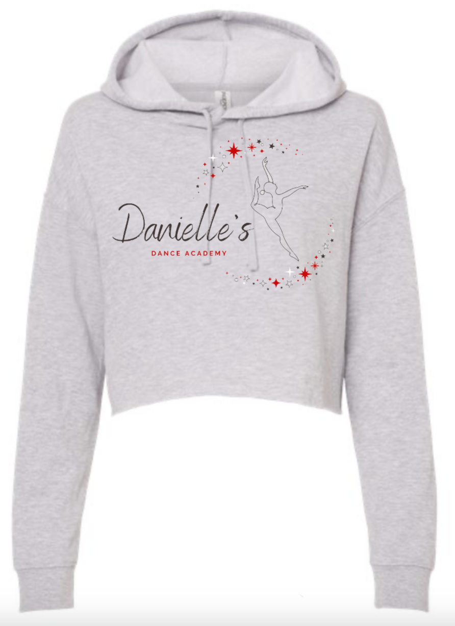 DDA CROPPED HOODED SWEATSHIRT