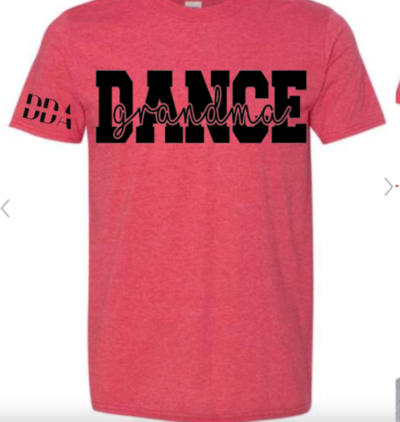 DDA CHEER/DANCE CURSIVE SHIRTS