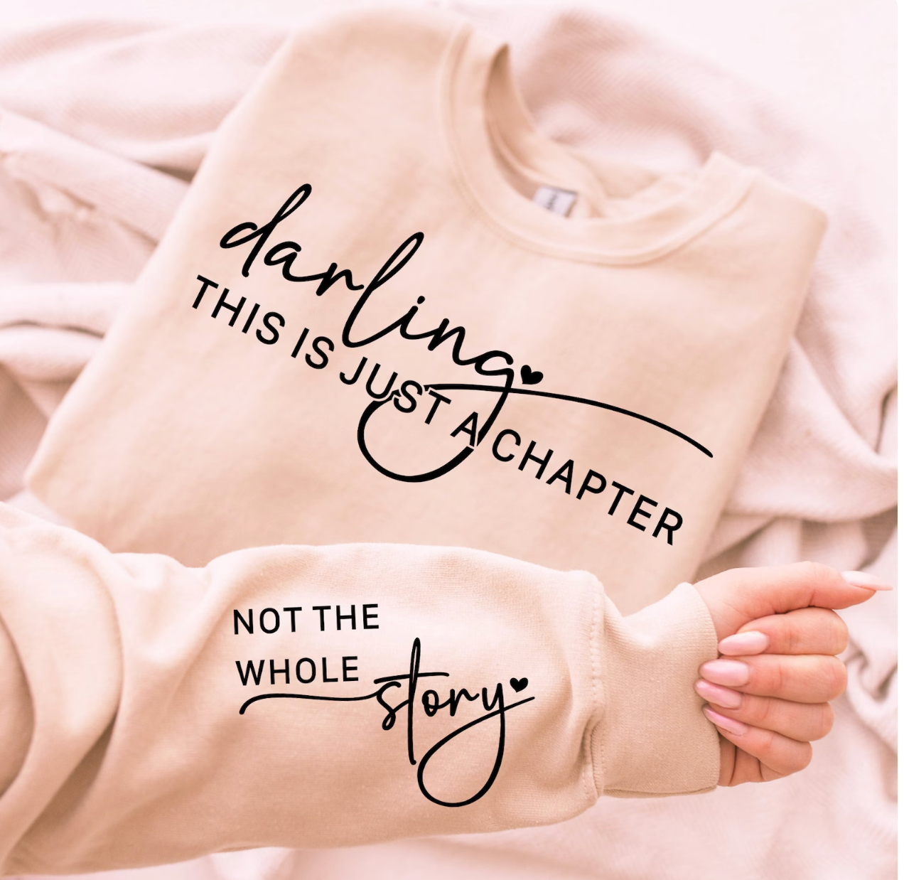 DARLING THIS IS JUST A CHAPTER CREWNECK SWEATSHIRT