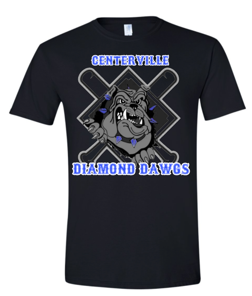 CENTERVILLE DIAMOND DAWGS T-SHIRTS