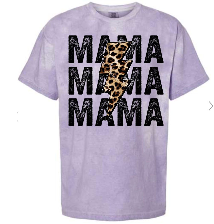 MAMA CHEETAH LIGHTENING TSHIRT