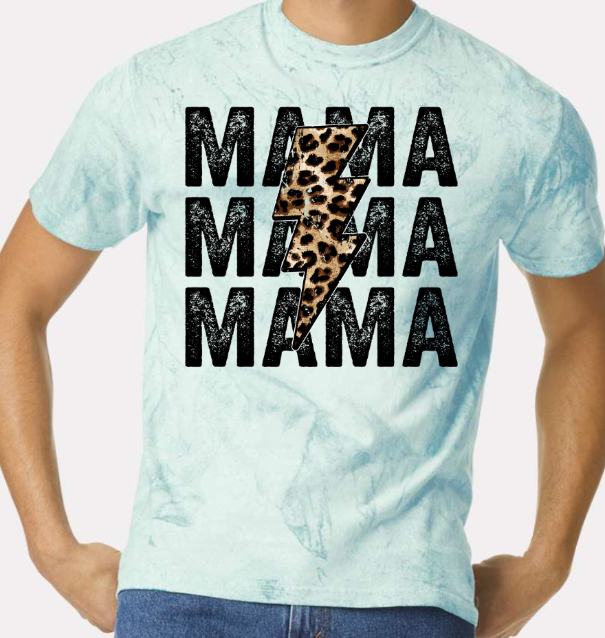 MAMA CHEETAH LIGHTENING TSHIRT