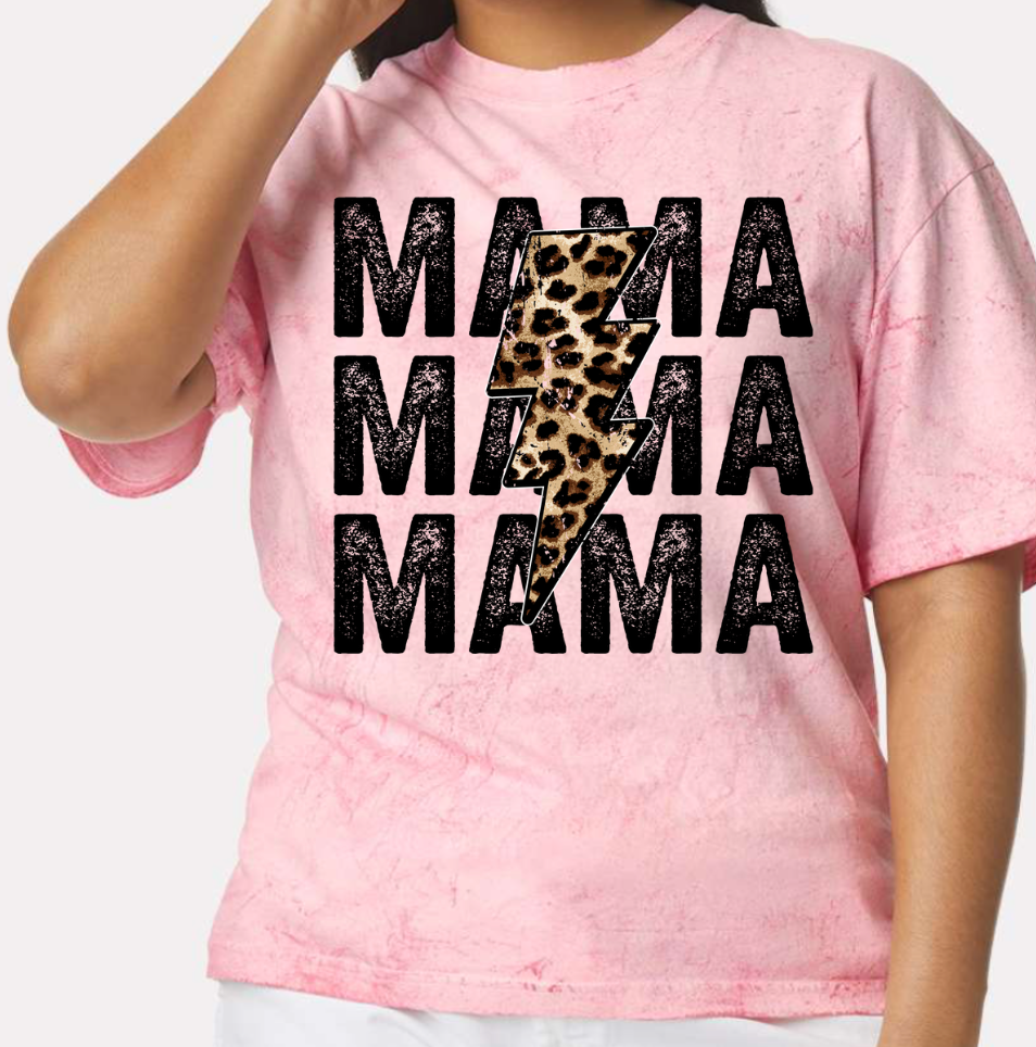 MAMA CHEETAH LIGHTENING TSHIRT