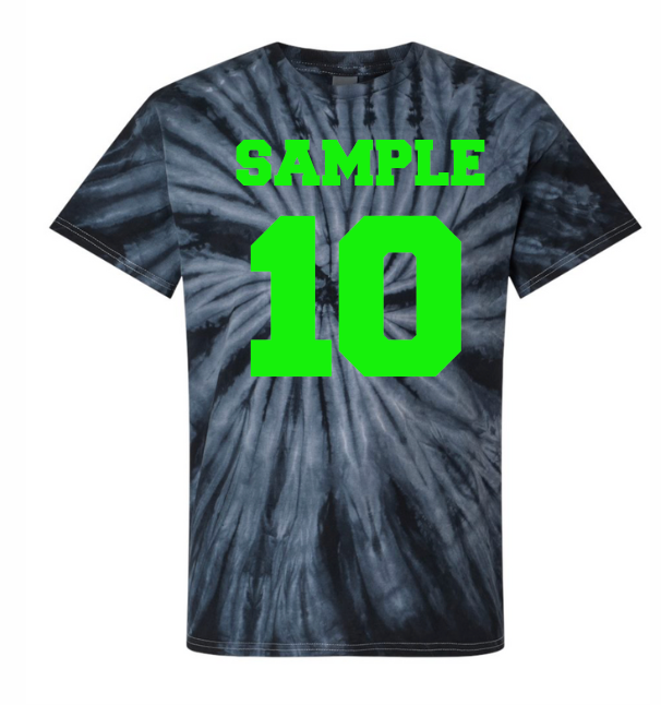 FLASH TIE DYE T-SHIRTS ADULT AND YOUTH