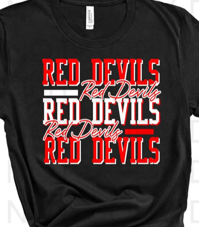 RED DEVILS REPEAT SHIRT