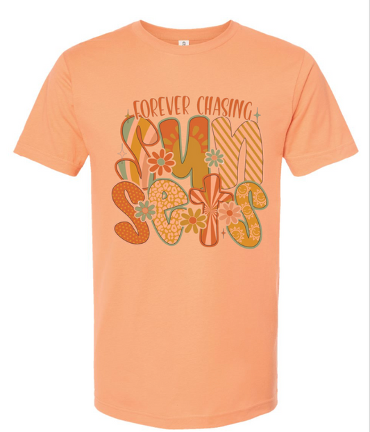 FOREVER CHASING SUNSETS TSHIRT