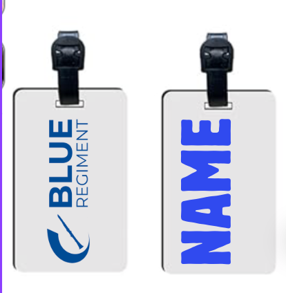 LUGGAGE TAGS FOR BAGS OR INSTRUMENTS