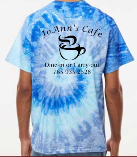 JOANN’S CAFE ADULT TIE DYE SHIRTS