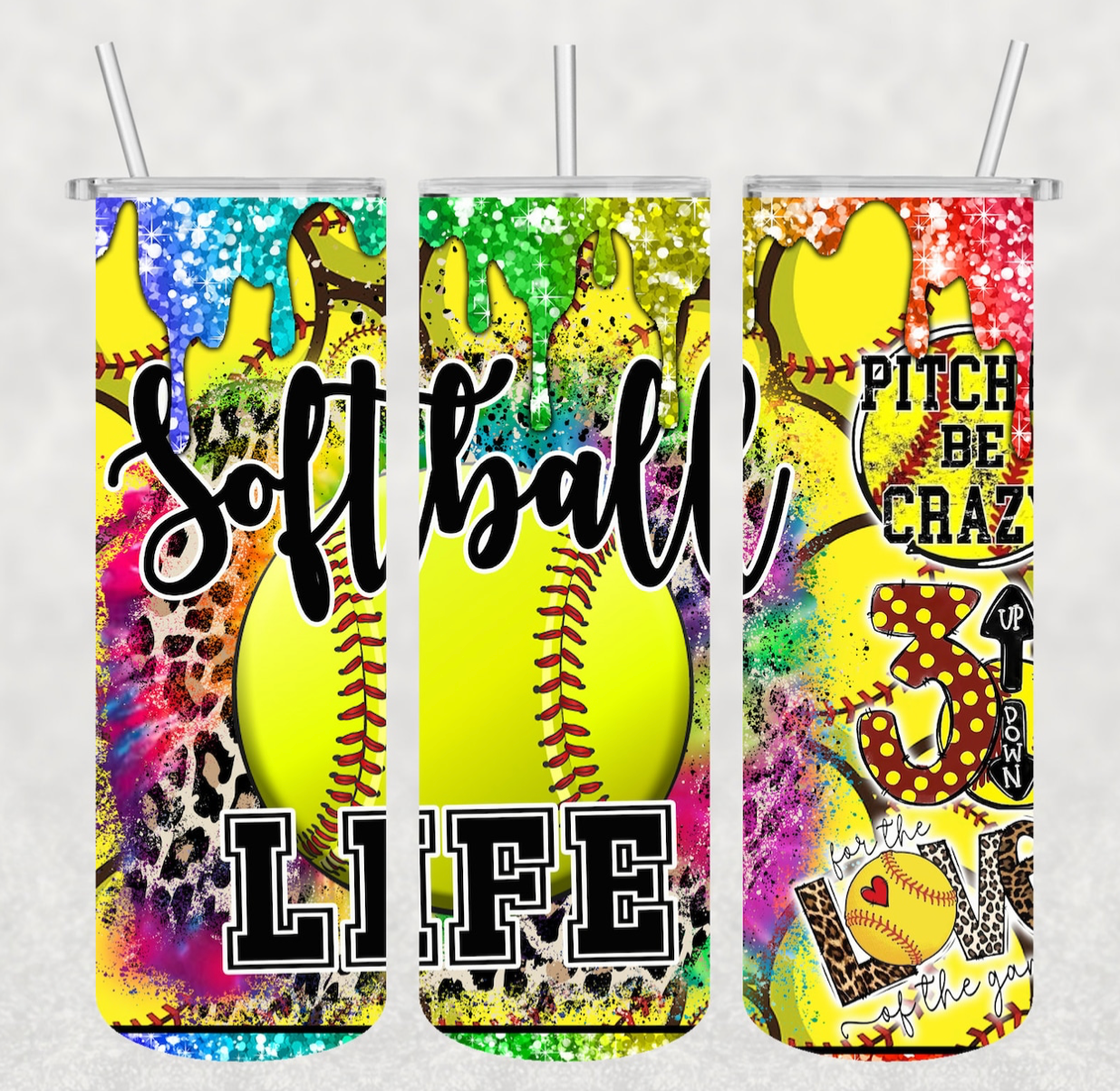 SOFTBALL LIFE  20 OZ TUMBLER