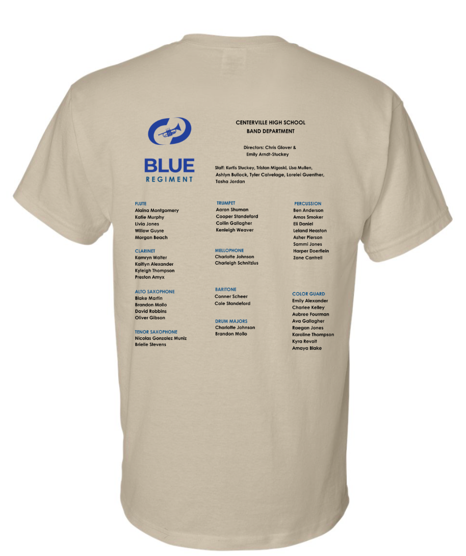 2026 BLUE REGIMENT ROCKY ROAD SHOW SHIRT