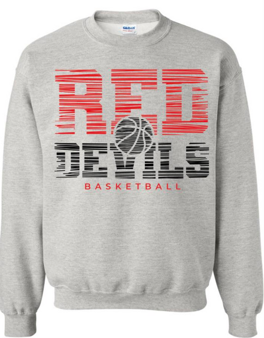RED DEVILS SCRATCH BASKETABLL SHIRT