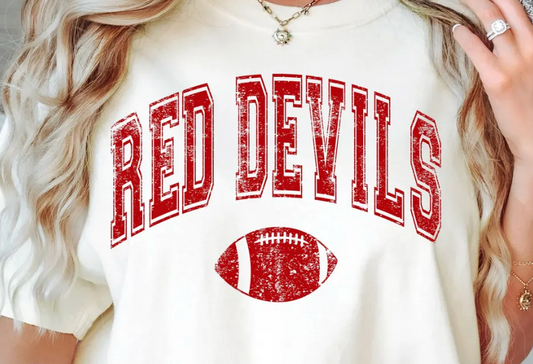 RED DEVILS FOOTBALL VINTAGE SHIRT