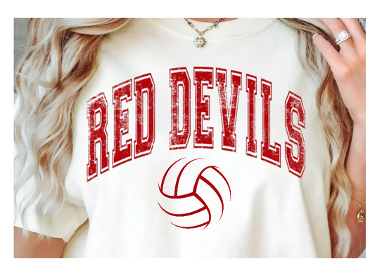 RED DEVILS VOLLEYBALL  VINTAGE SHIRT