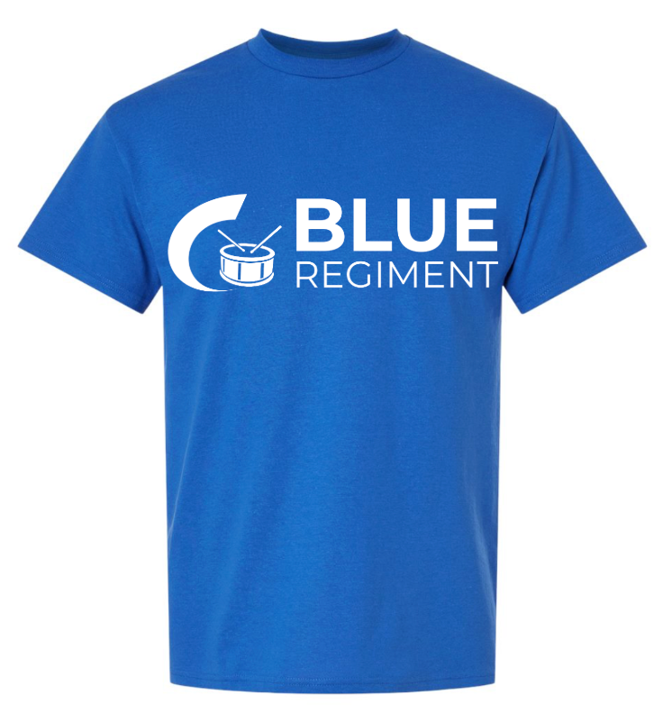 BLUE REGIMENT PERCUSSION PLAYER SHIRT
