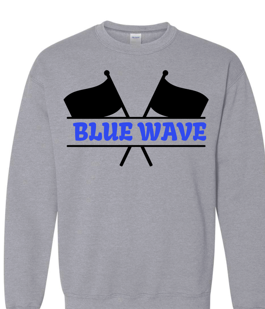 BLUE WAVE FLAG SHIRT