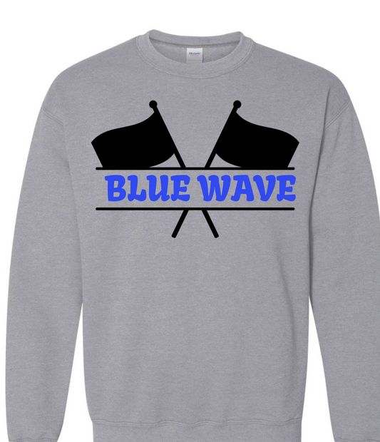 BLUE WAVE FLAG SHIRT