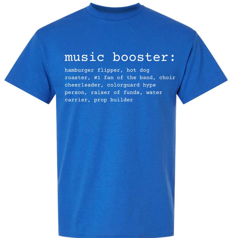 MUSIC BOOSTERS DEFINITION SHIRT