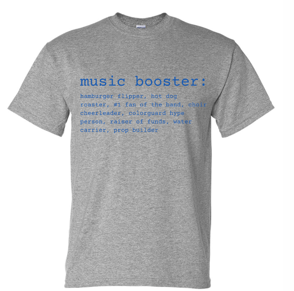 MUSIC BOOSTERS DEFINITION SHIRT