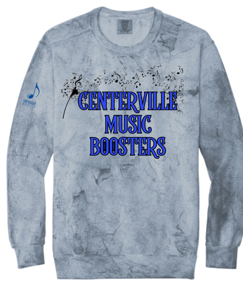 COMFORT COLOR- COLOR BLAST MUSIC BOOSTERS SHIRTS WITH DESIGN VARIATIONS (Copy)